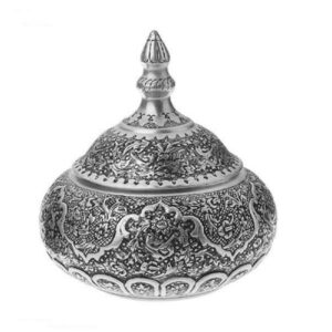 Handcrafted Persian Engraved Copper Sugar Bowl Nima