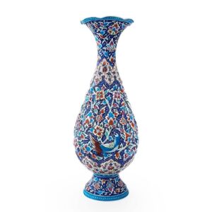 A Pair of Persian Enamel Table Vase – 16 cm – Persian Garden