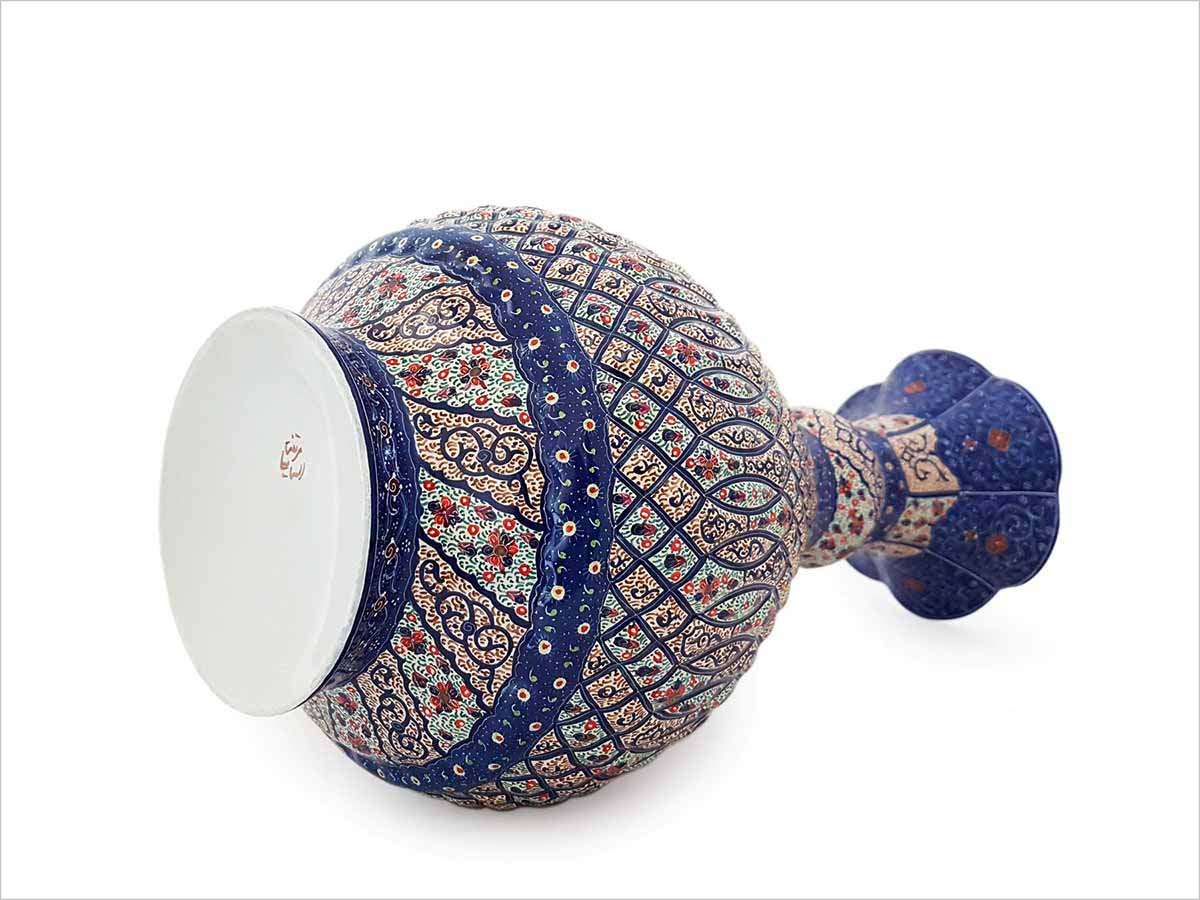 Persian Enamel Table Vase – 30 cm – Oriental Garden - Image 5