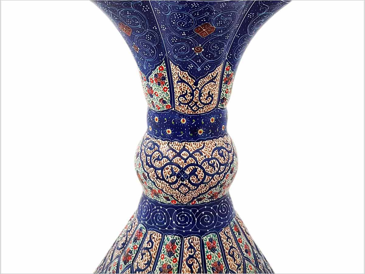 Persian Enamel Table Vase – 30 cm – Oriental Garden - Image 3