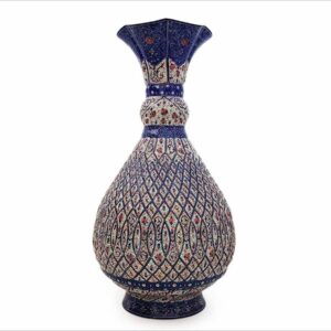 Persian Enamel Table Vase – 30 cm – Oriental Garden