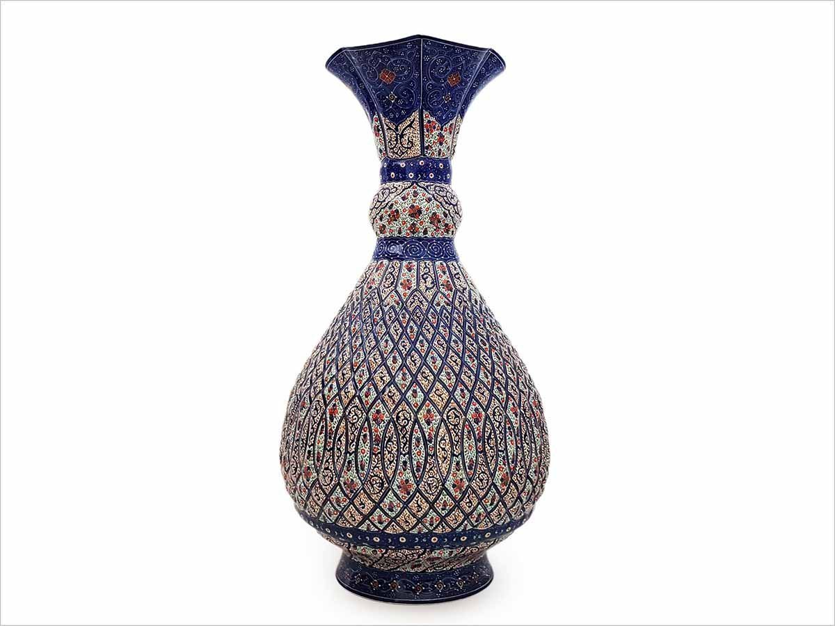 Persian Enamel Table Vase – 30 cm – Oriental Garden