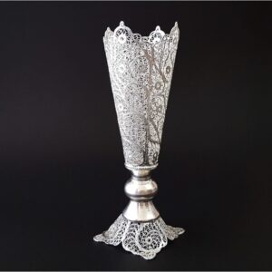 Persian Filigree Decorative Vase – 30 cm – Fly Pattern