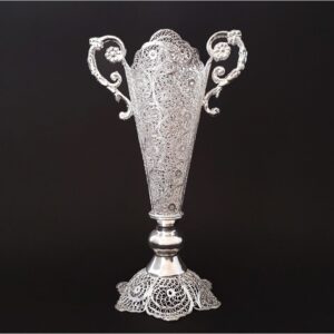 Persian Filigree Decorative Vase – 30 cm – Sky Pattern