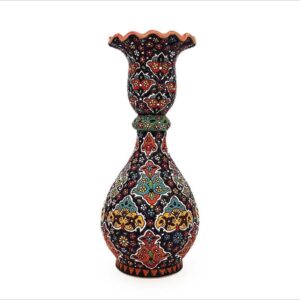 Persian Enamel Pottery Vase – Blossom Garden
