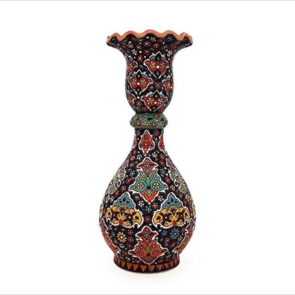 Persian Enamel Pottery Vase – Blossom Garden